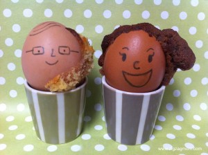 I printables più divertenti per Pasqua uova muffin famiglia