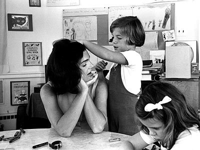 storie di mamme Jacqueline Kennedy con Caroline 2