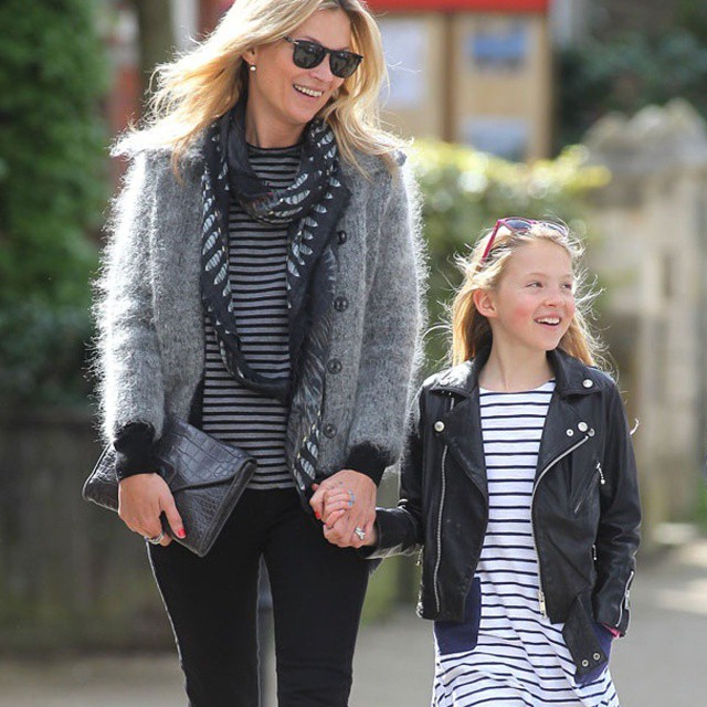 Storie di mamme Kate Moss Vogue