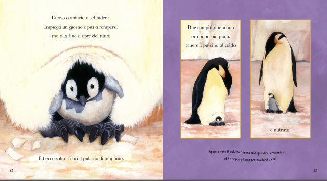 Audiolibri per bambini fanno sognare pinguino