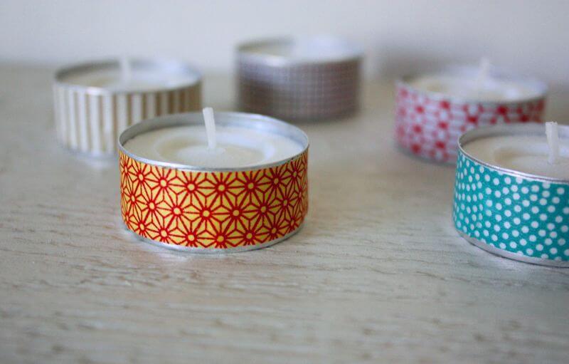 20 piccole idee furbe con il washi tape candeline