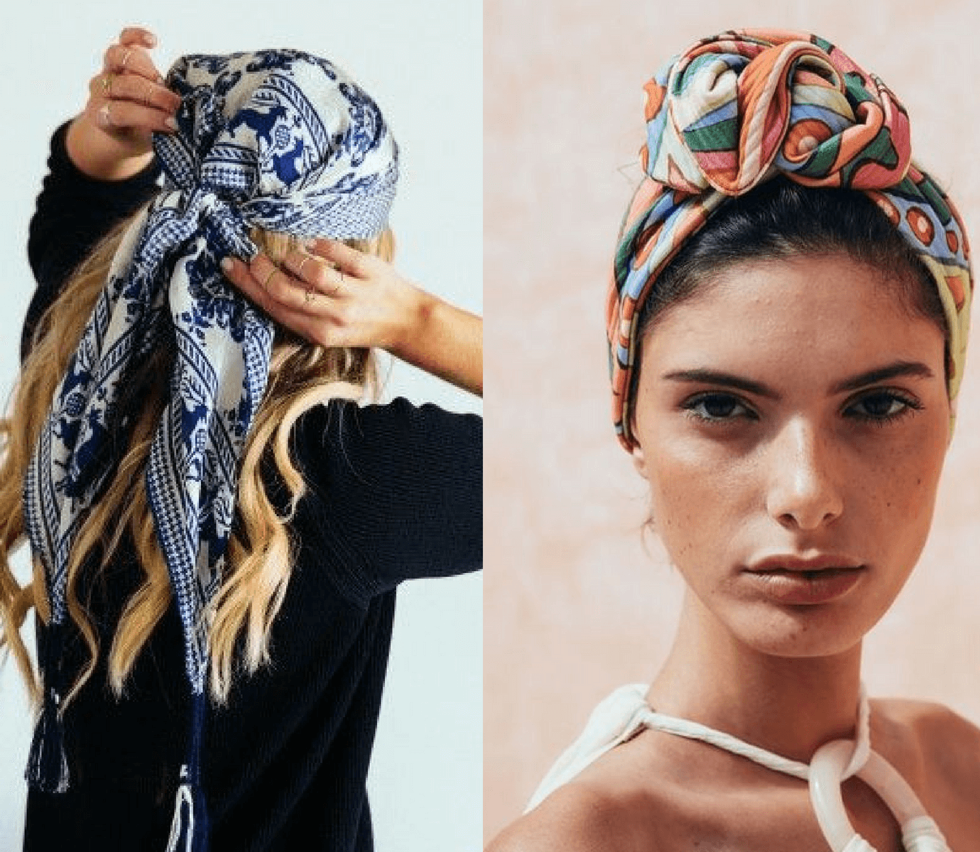 Mille modi furbi di usare il foulard in vacanza