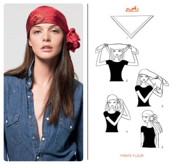 modi furbi di usare il foulard pirata 1