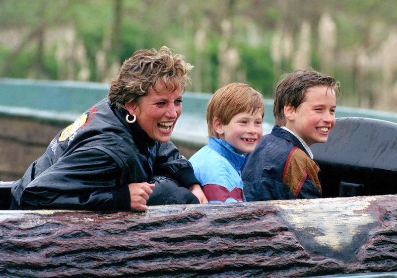 Lady Diana mamma con i figli