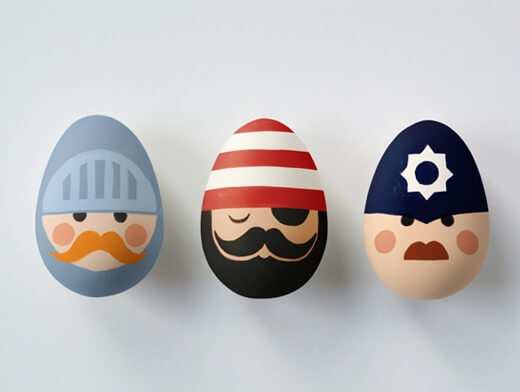 decorare con le uova di Pasqua pirati