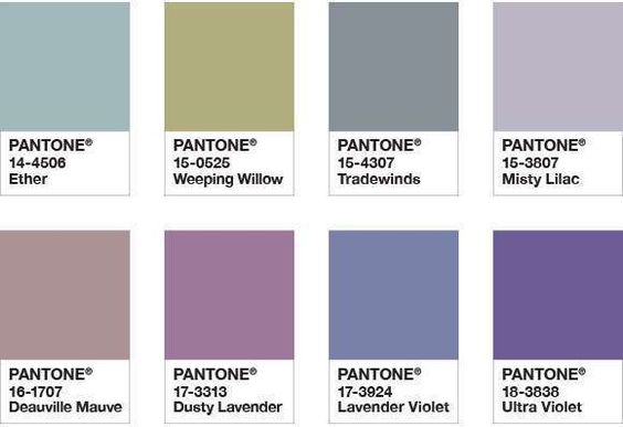 Pantone Ultra Violet per la casa colori 2018